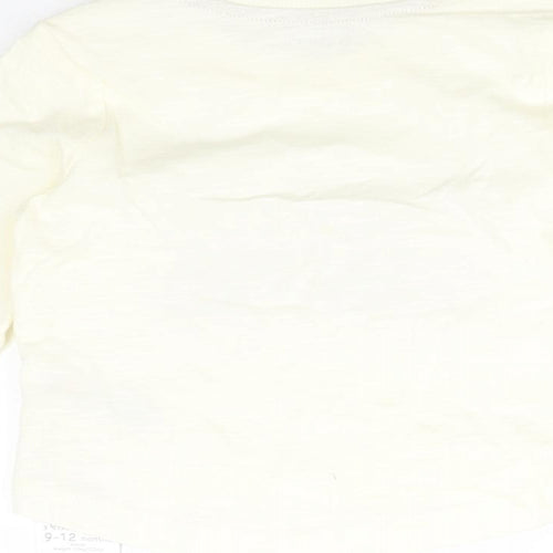 Nutmeg  Yellow   Basic T-Shirt Size 9-12 Months  - LITTLE BRO HUGS