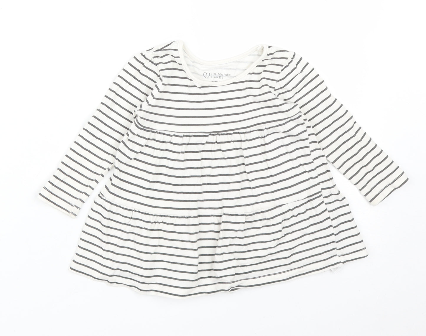 Primark Girls Multicoloured Striped  A-Line  Size 9-12 Months