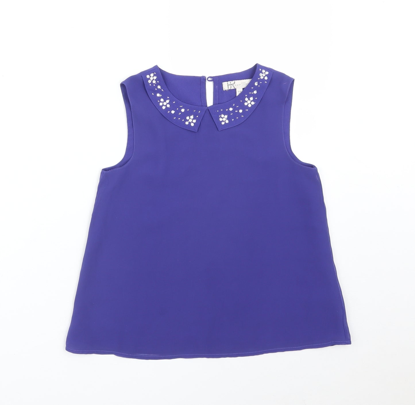 BHS Girls Purple   Basic T-Shirt Size 9-10 Years