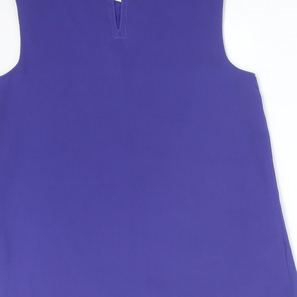 BHS Girls Purple   Basic T-Shirt Size 9-10 Years