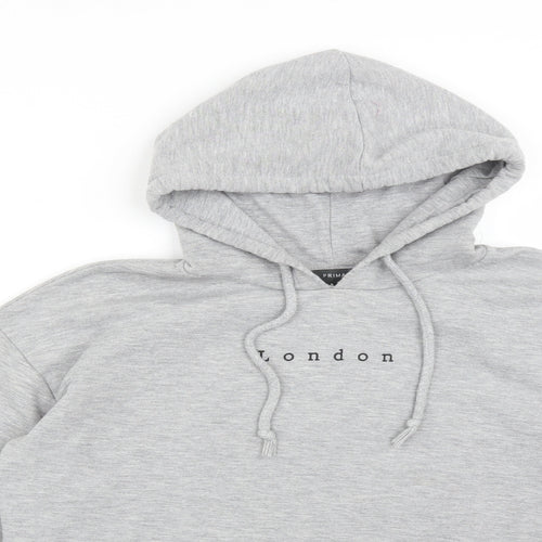 Primark Womens Grey   Pullover Hoodie Size S  - LONDON