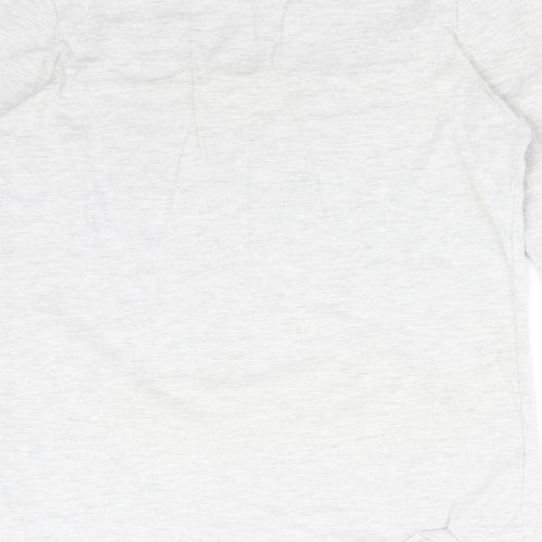 Primark Girls Grey Solid   Pyjama Top Size 11-12 Years  - WAKE ME UP AT THE WEEKEND
