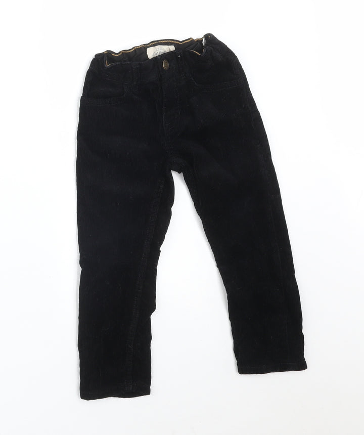 H&M Girls Black Straight Jeans Size 3 Years