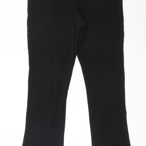 Preworn Womens Black   Trousers  Size 12 L30 in