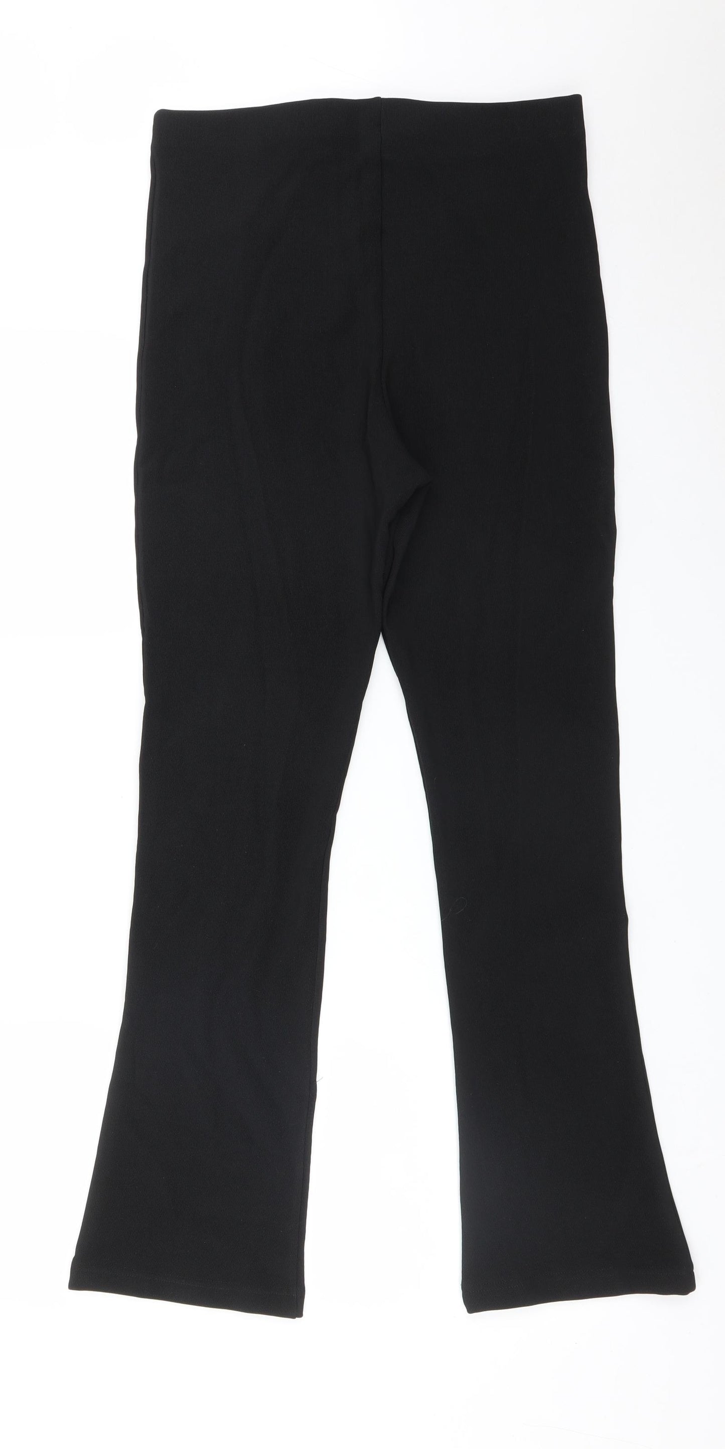 Preworn Womens Black   Trousers  Size 12 L30 in