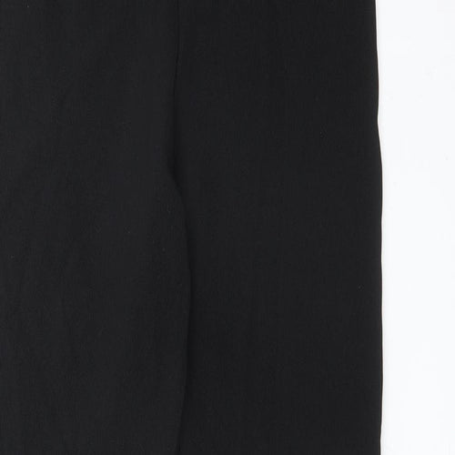 Preworn Womens Black   Trousers  Size 12 L30 in