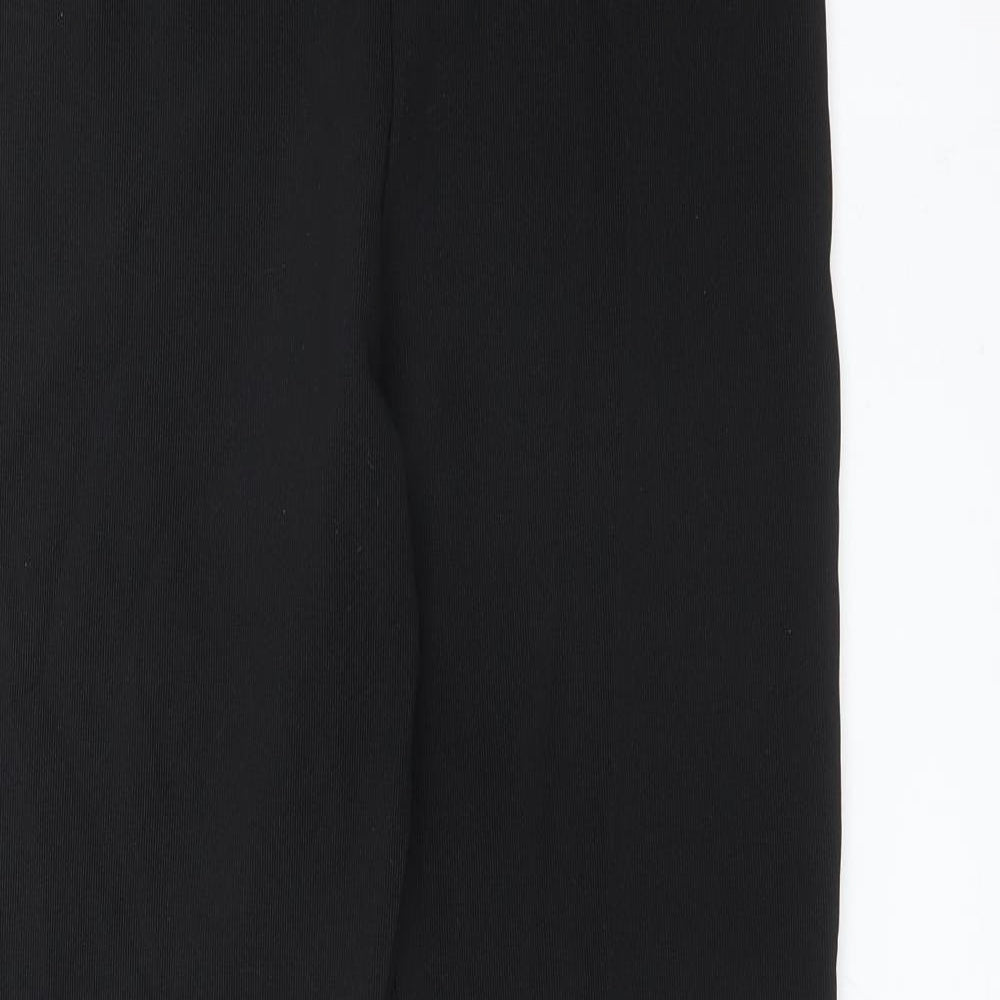 Preworn Womens Black   Trousers  Size 12 L30 in