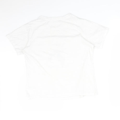 DUNNES Womens White   Basic T-Shirt Size S  - BE ICONIC WOMAN