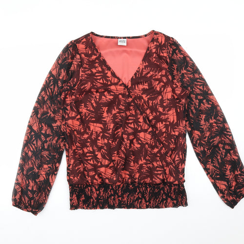 VERO MODA Womens Multicoloured Floral  Basic T-Shirt Size S
