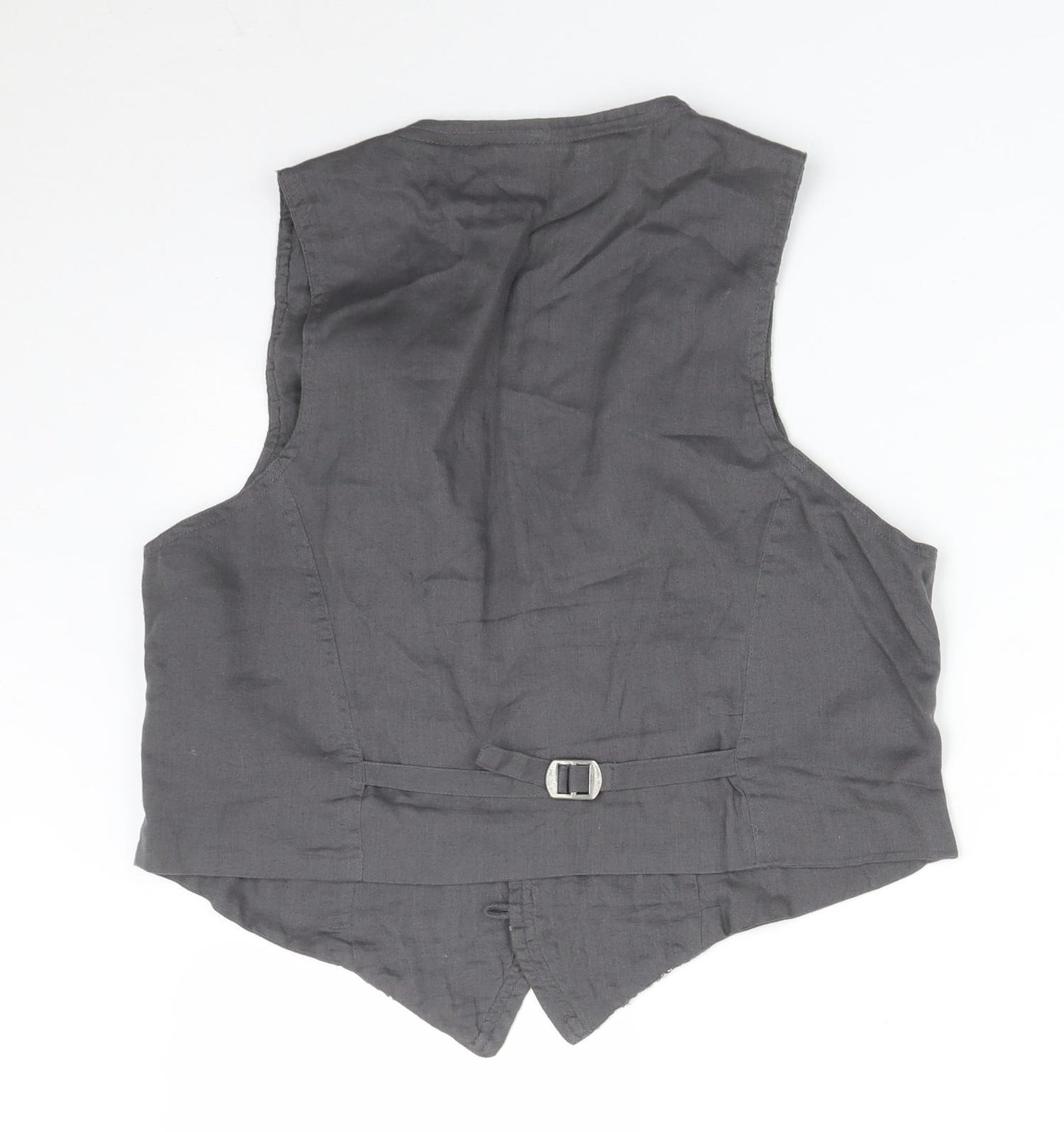 M&S Womens Grey   Jacket Waistcoat Size 14