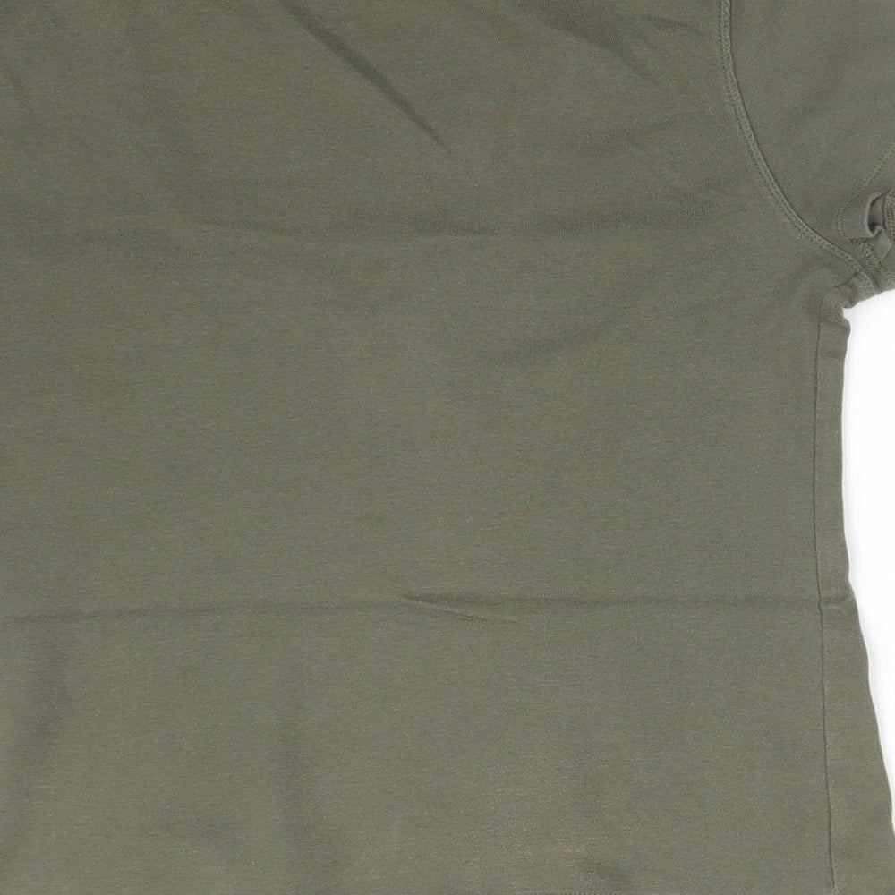 M&S Womens Green   Basic T-Shirt Size 12