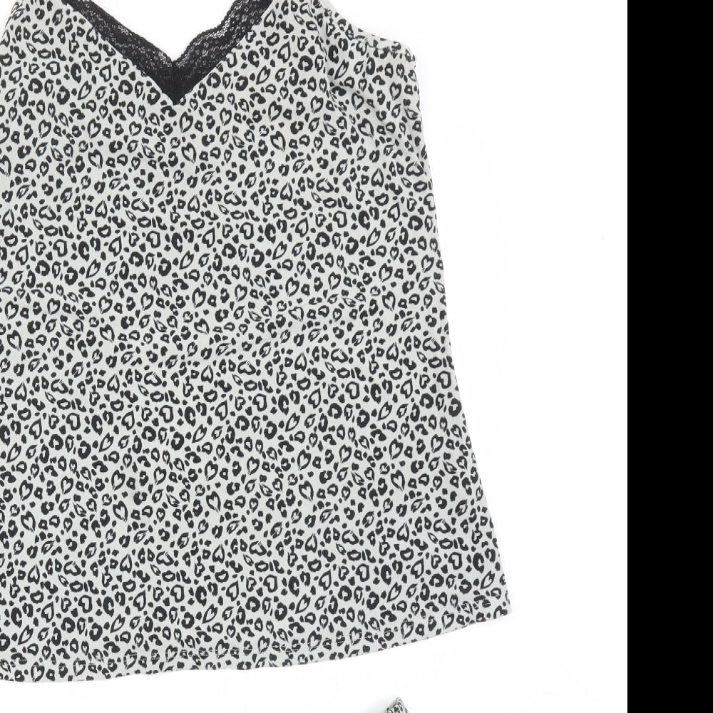 Primark Womens Multicoloured Animal Print   Pyjama Set Size M