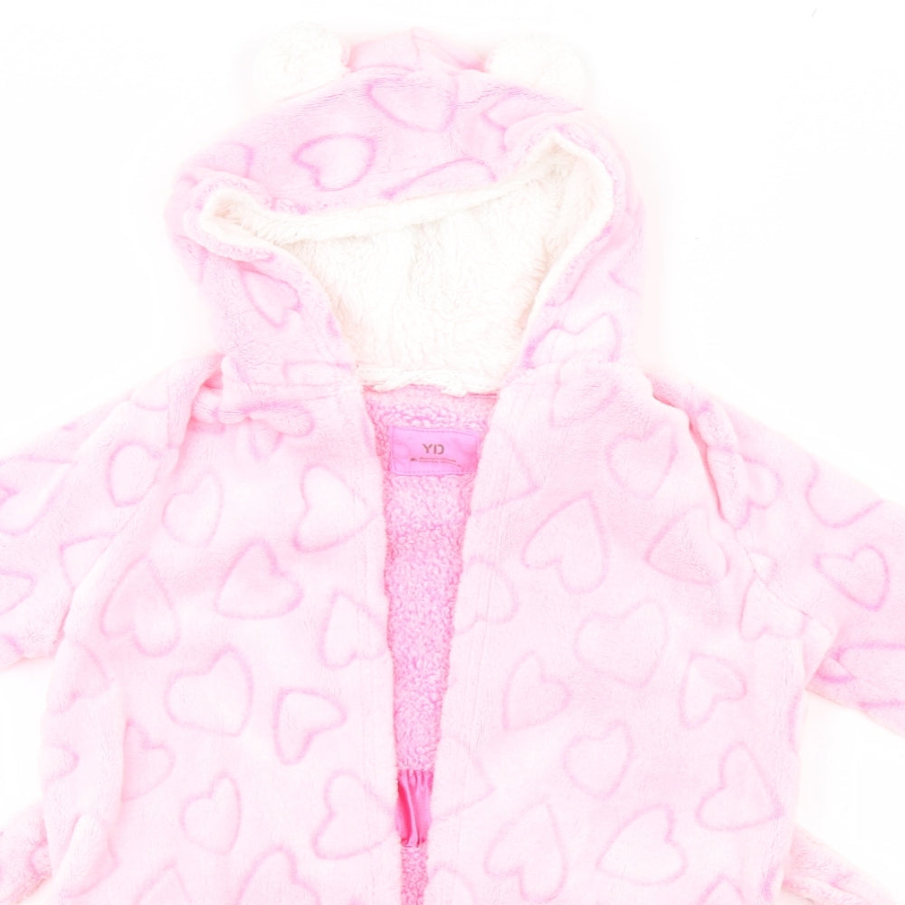 Primark Girls Pink Geometric  Top Gown Size 4-5 Years