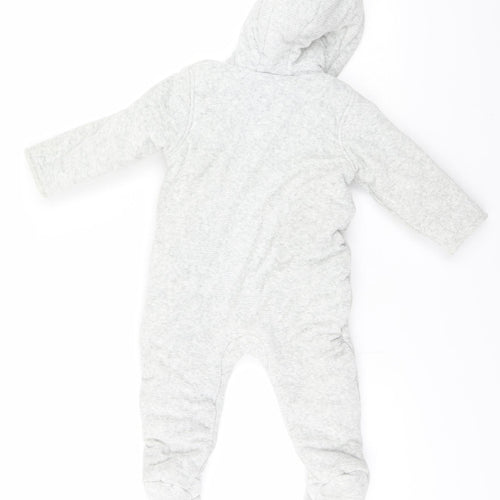 George Baby Grey   Babygrow One-Piece Size 9-12 Months