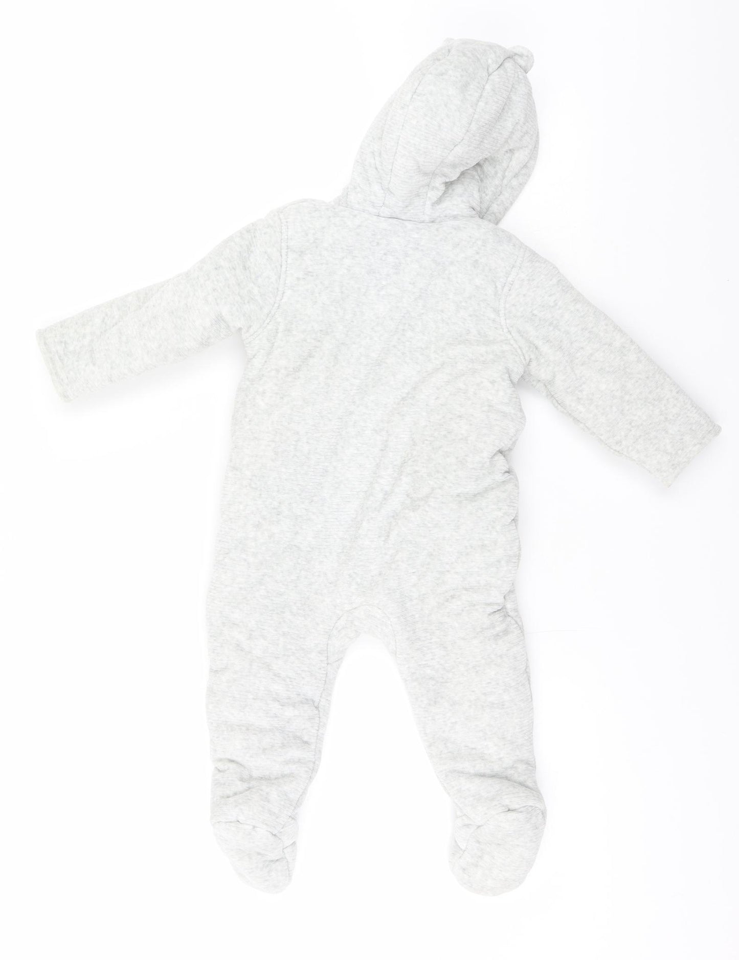 George Baby Grey   Babygrow One-Piece Size 9-12 Months