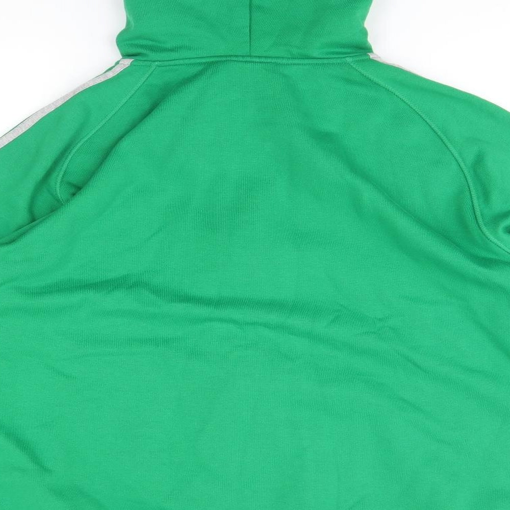 adidas Mens Green   Full Zip Hoodie Size XL