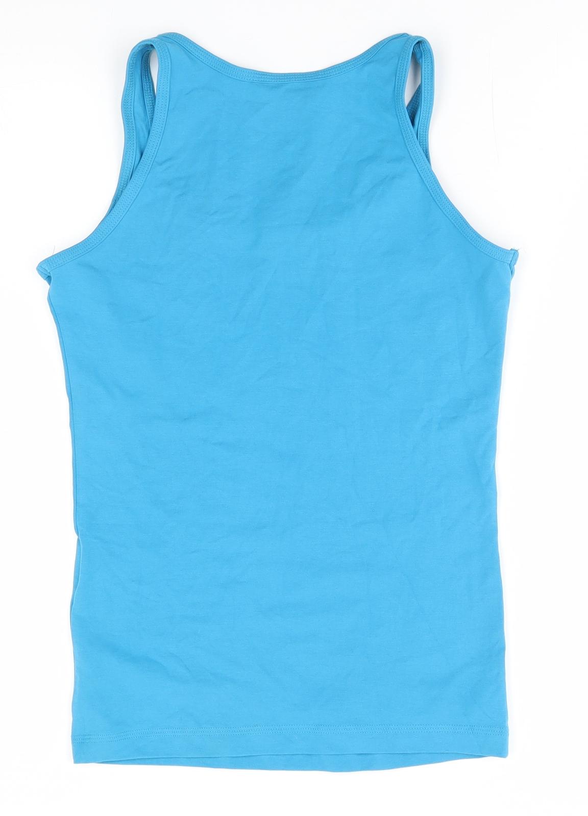 adidas Womens Blue   Basic Tank Size 12