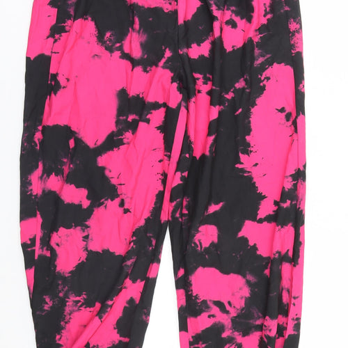 SheIn Womens Pink Geometric  Sweatpants Trousers Size M L24 in
