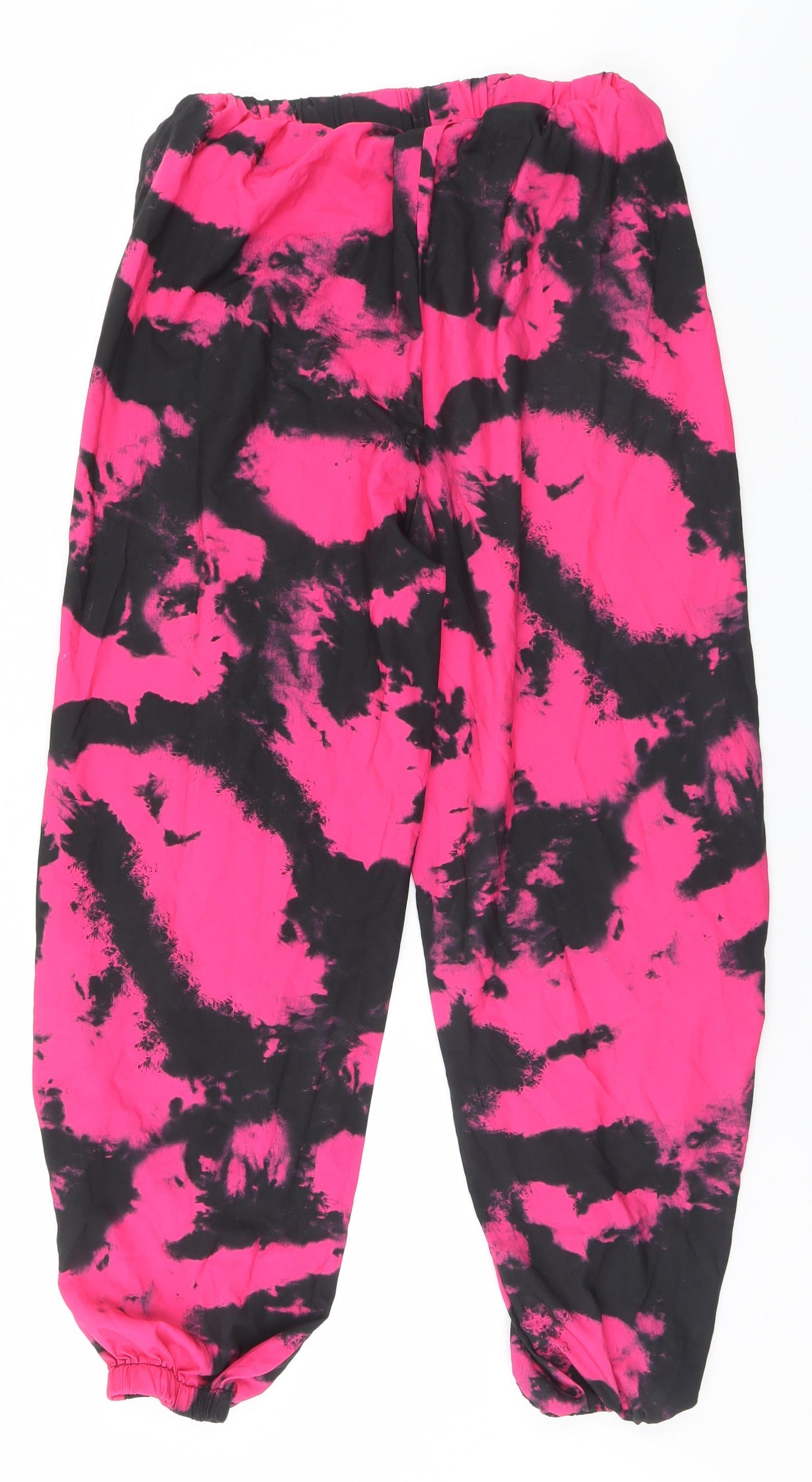 SheIn Womens Pink Geometric  Sweatpants Trousers Size M L24 in