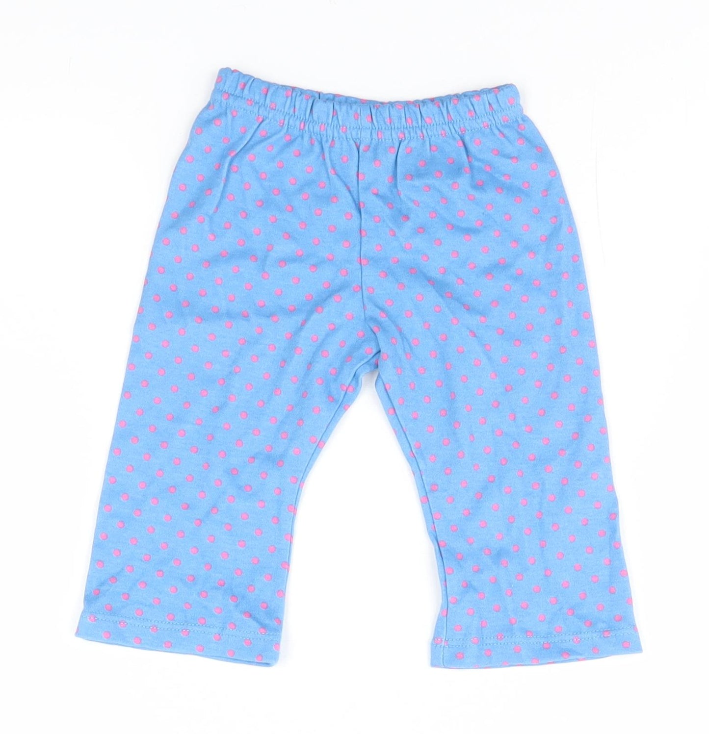 Ladybird Baby Blue Polka Dot  Sweatpants Trousers Size 0-3 Months