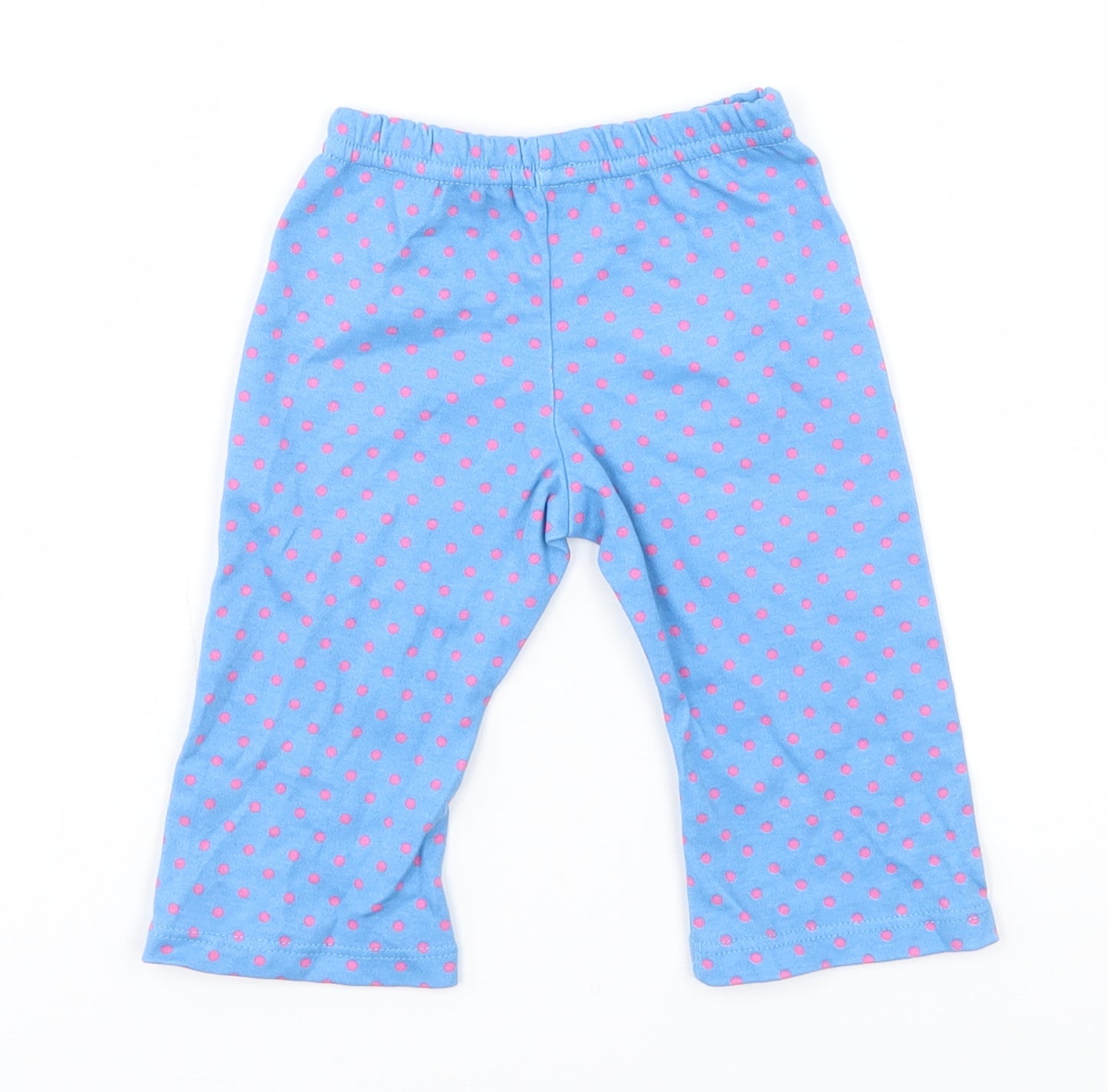Ladybird Baby Blue Polka Dot  Sweatpants Trousers Size 0-3 Months