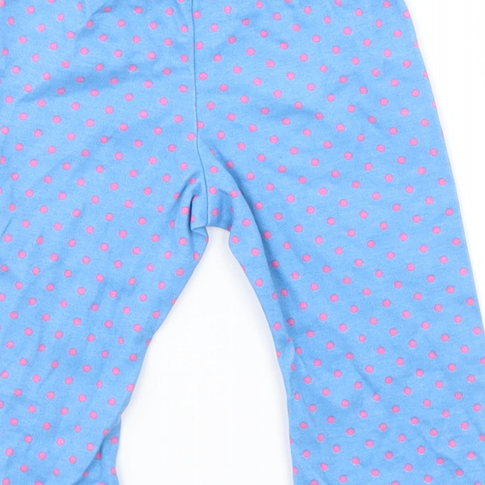 Ladybird Baby Blue Polka Dot  Sweatpants Trousers Size 0-3 Months