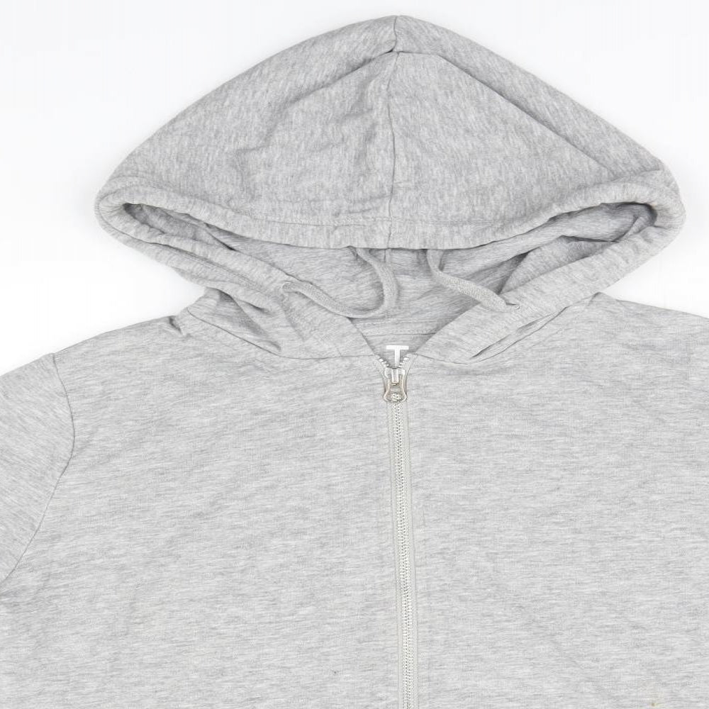 TU Womens Grey   Full Zip Hoodie Size 14