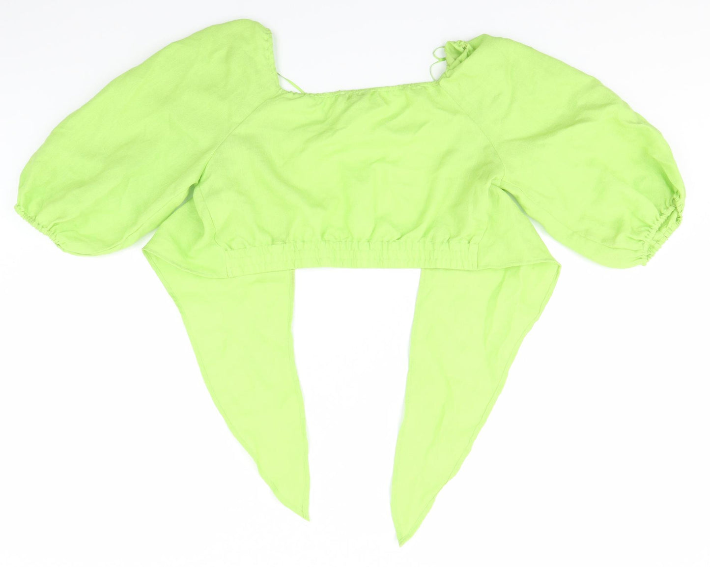 Moon River Womens Green   Basic Blouse Size L