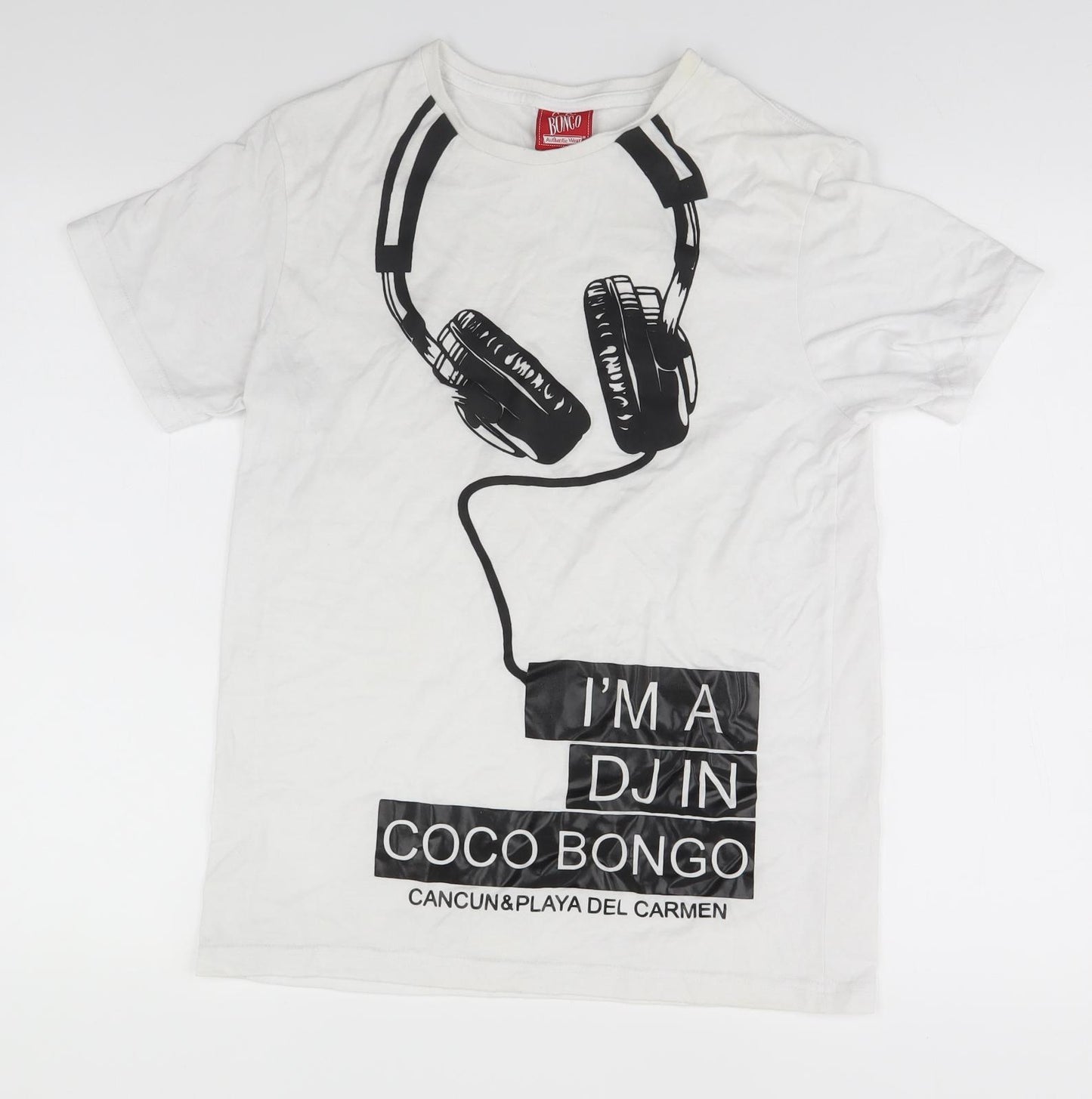 Coco Bonco Mens White    T-Shirt   - I'm a DJ in Coco Bongo