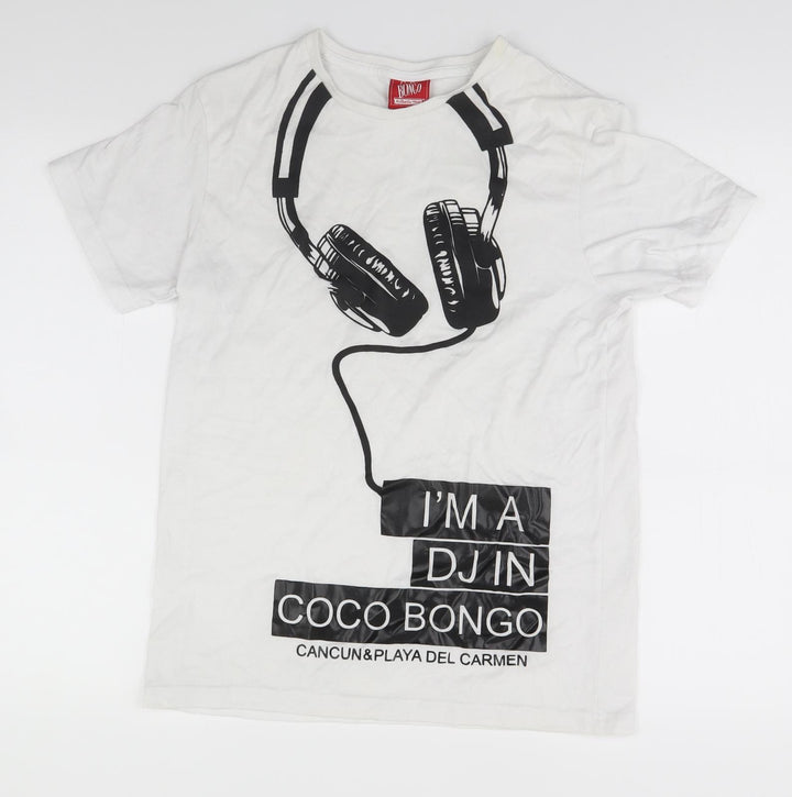 Coco Bonco Mens White    T-Shirt   - I'm a DJ in Coco Bongo
