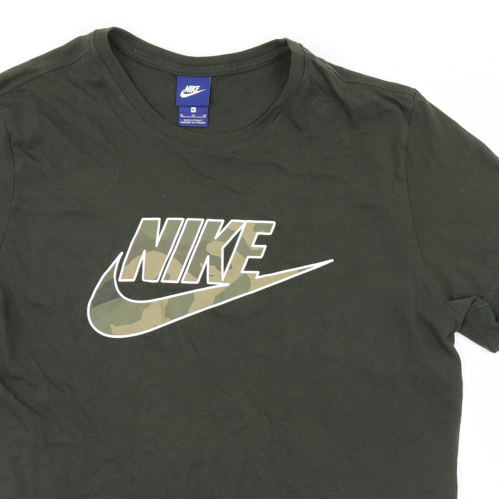 Nike Mens Green    T-Shirt Size XL