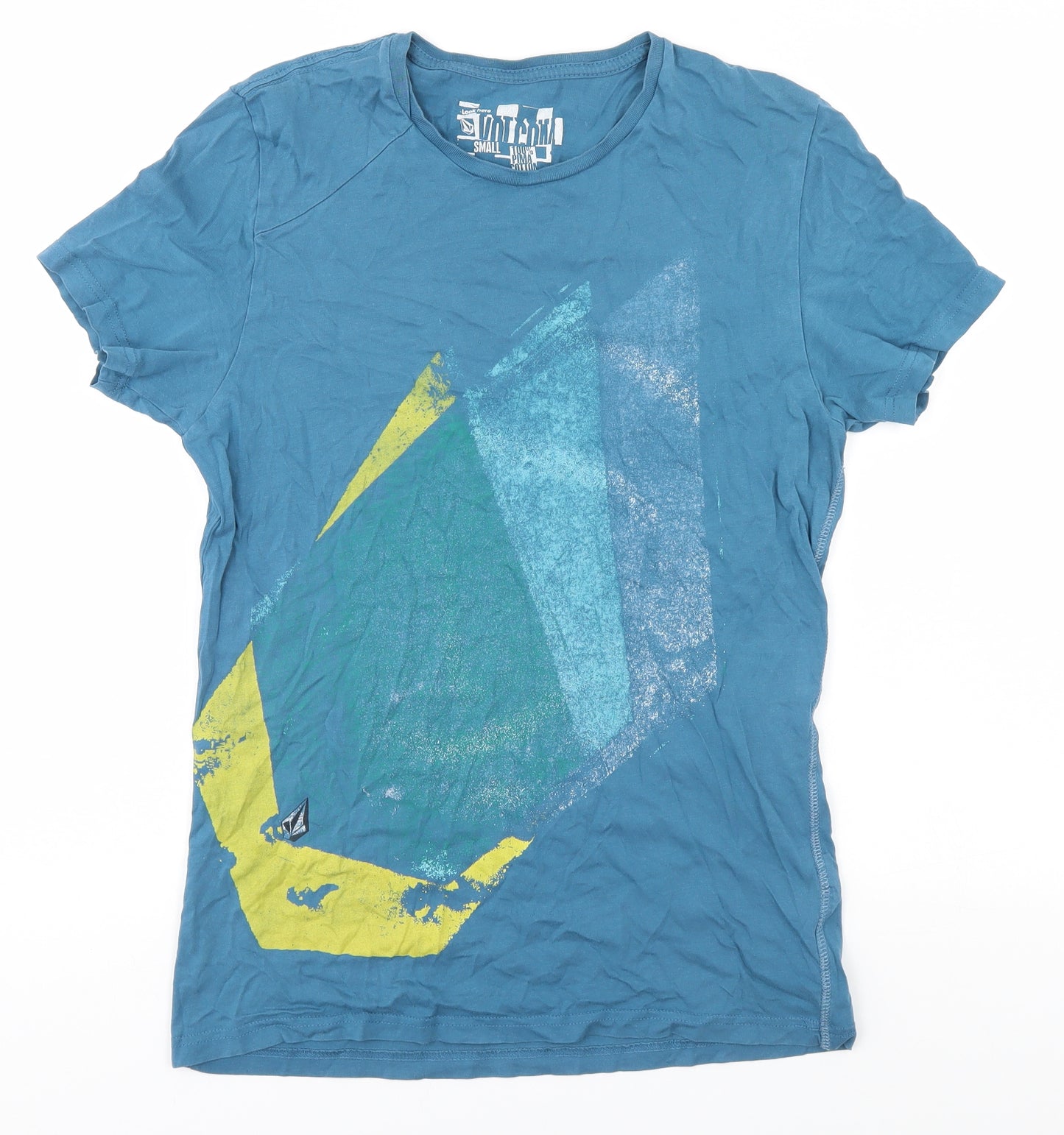 Volcom Mens Blue    T-Shirt Size S
