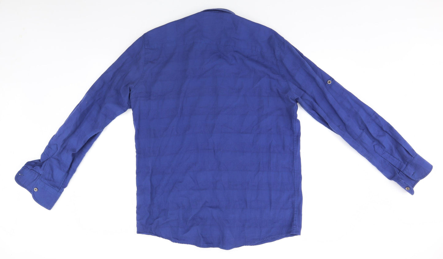 Preworn Mens Blue    Button-Up Size 2XL