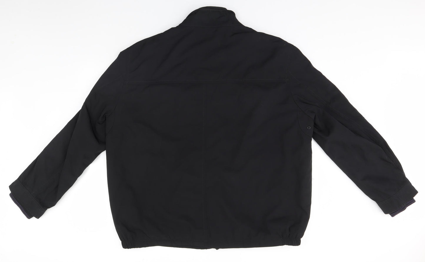 Jeff Banks Mens Black   Overcoat Jacket Size 2XL