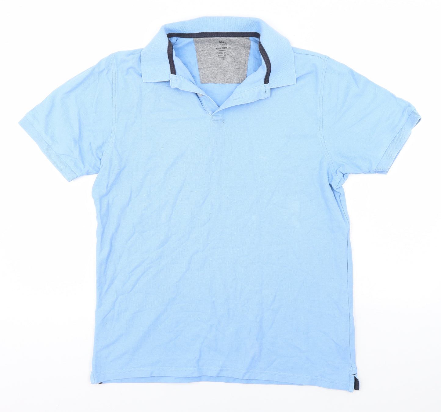 Marks and Spencer Mens Blue    Polo Size M