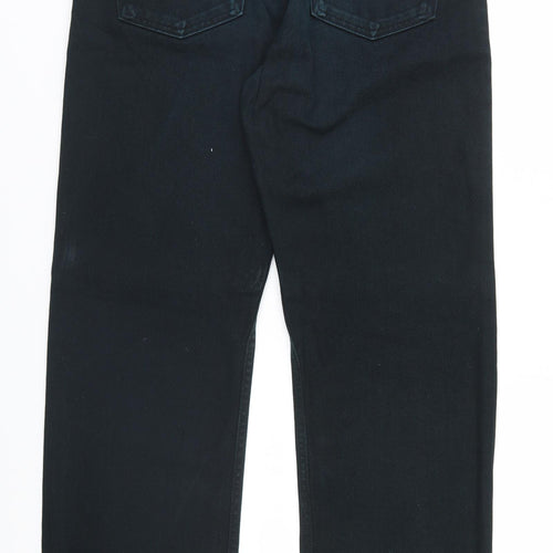 Marks and Spencer Womens Black   Straight Jeans Size 32 in L30 in