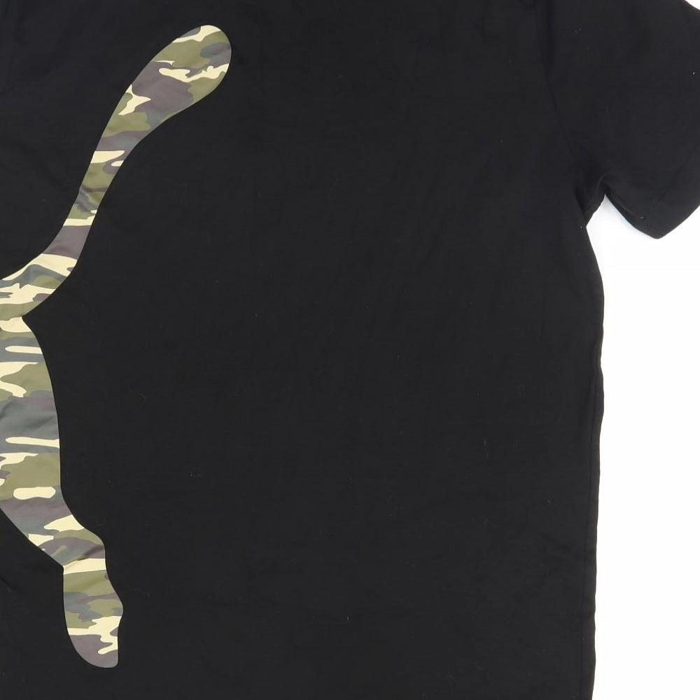 PUMA Mens Black    T-Shirt Size S