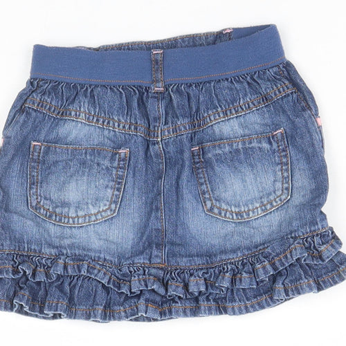 George Girls Blue   A-Line Skirt Size 3-4 Years