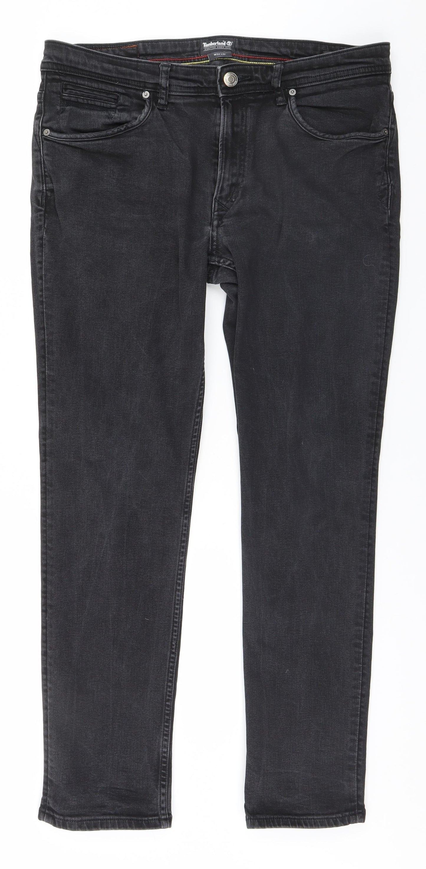 Timberland Mens Black   Straight Jeans Size 34 in L29 in