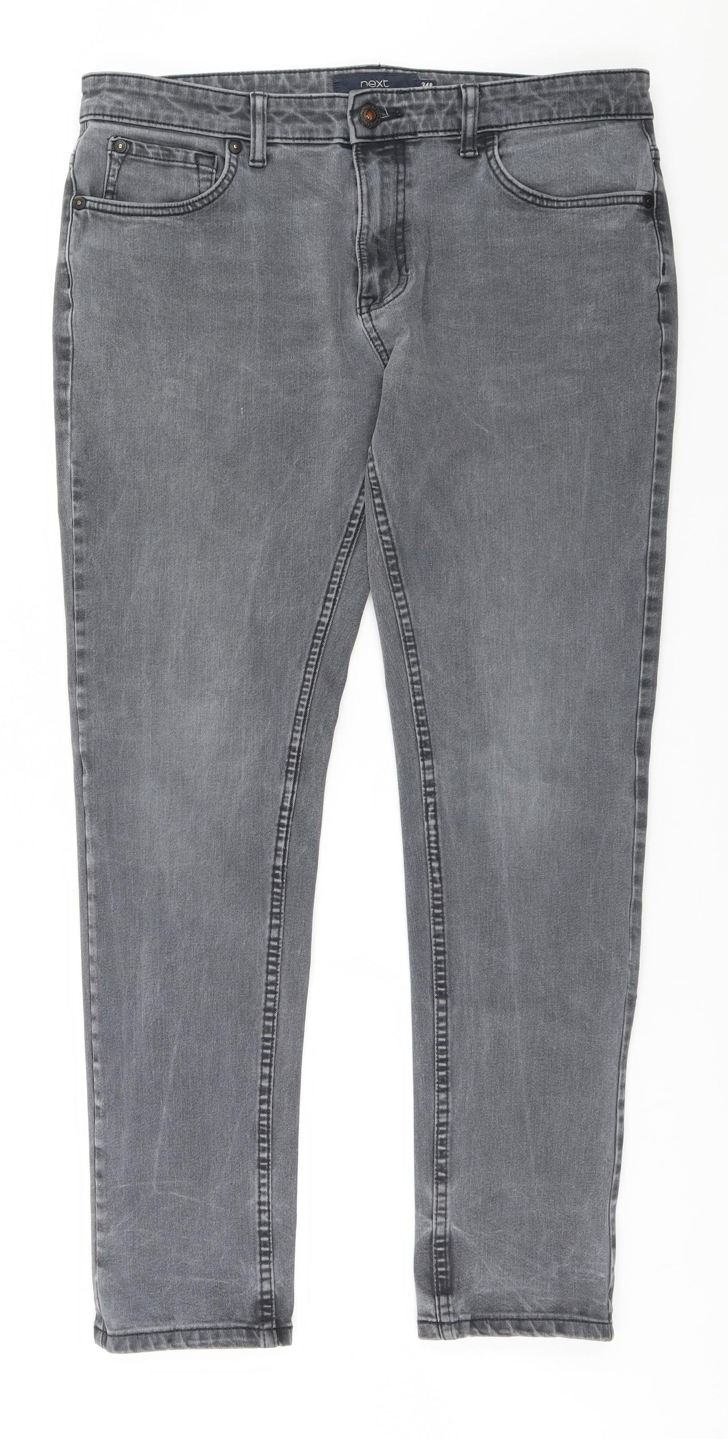 NEXT Mens Grey   Skinny Jeans Size 34 L29 in