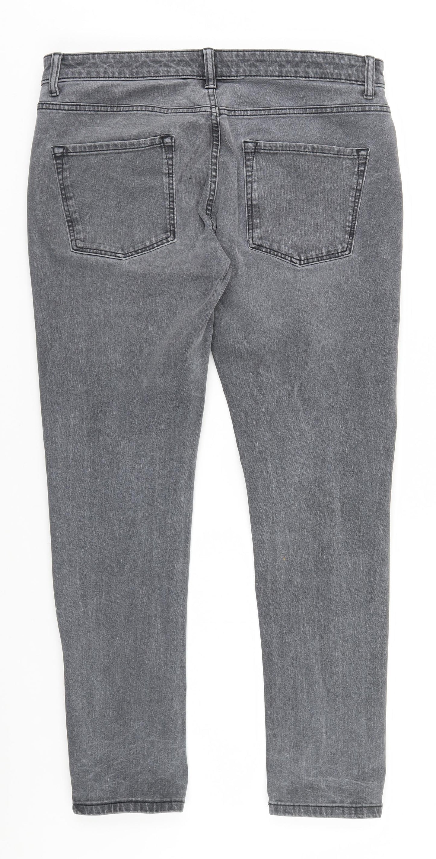 NEXT Mens Grey   Skinny Jeans Size 34 L29 in