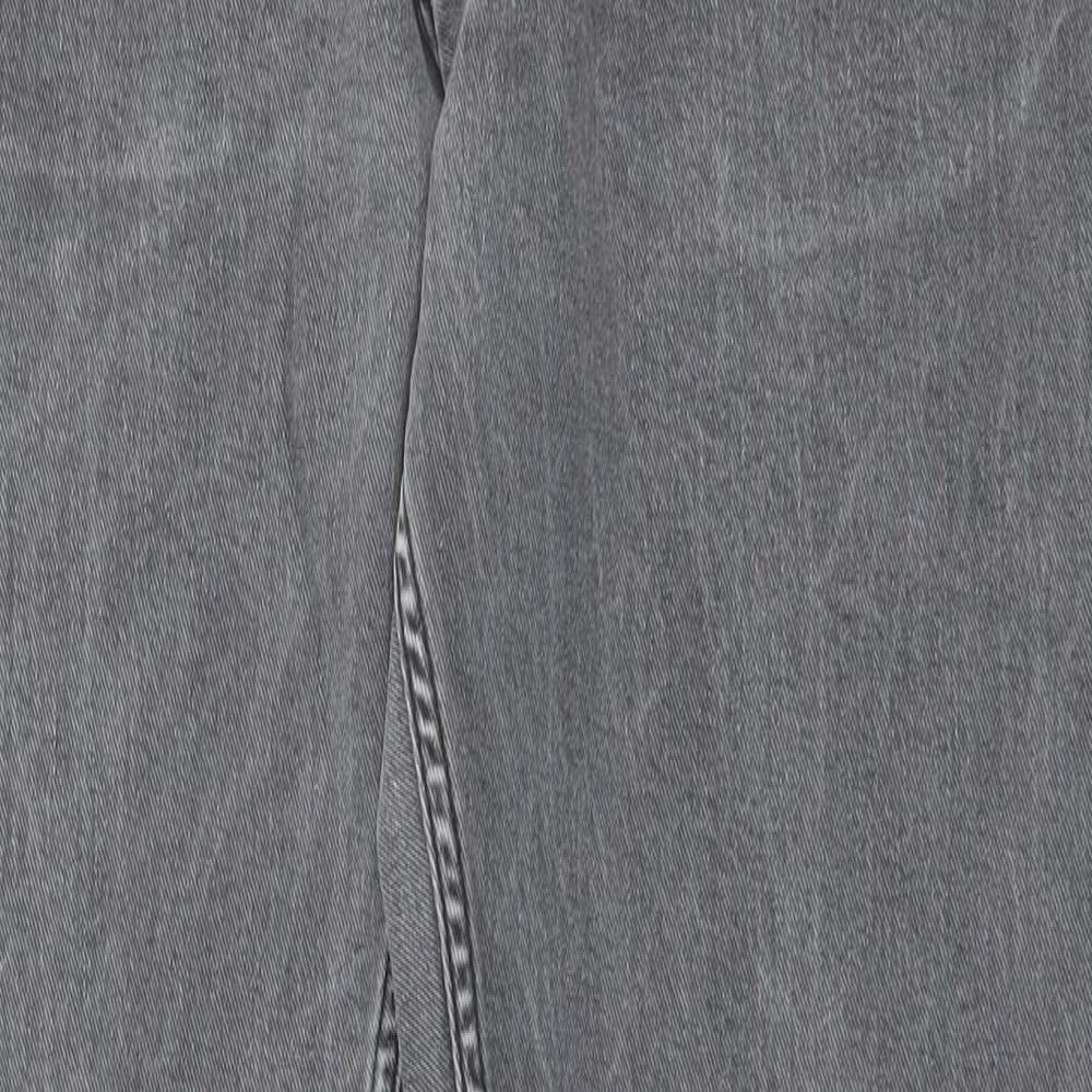 French Connection Mens Grey   Straight Jeans Size 34 L30 in