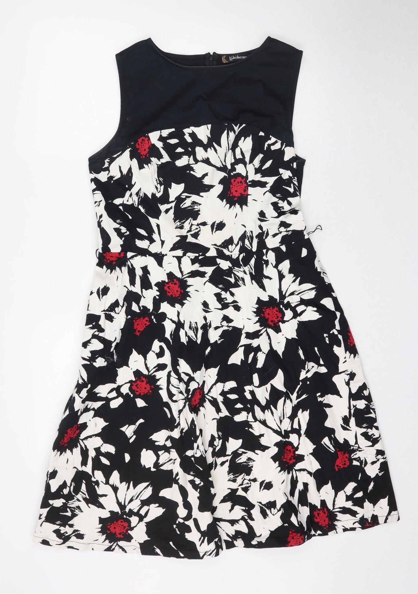 Kaleidoscope Womens Multicoloured Floral  Fit & Flare  Size 14