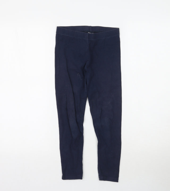NEXT Girls Blue Trousers Size 9 Months - Leggings