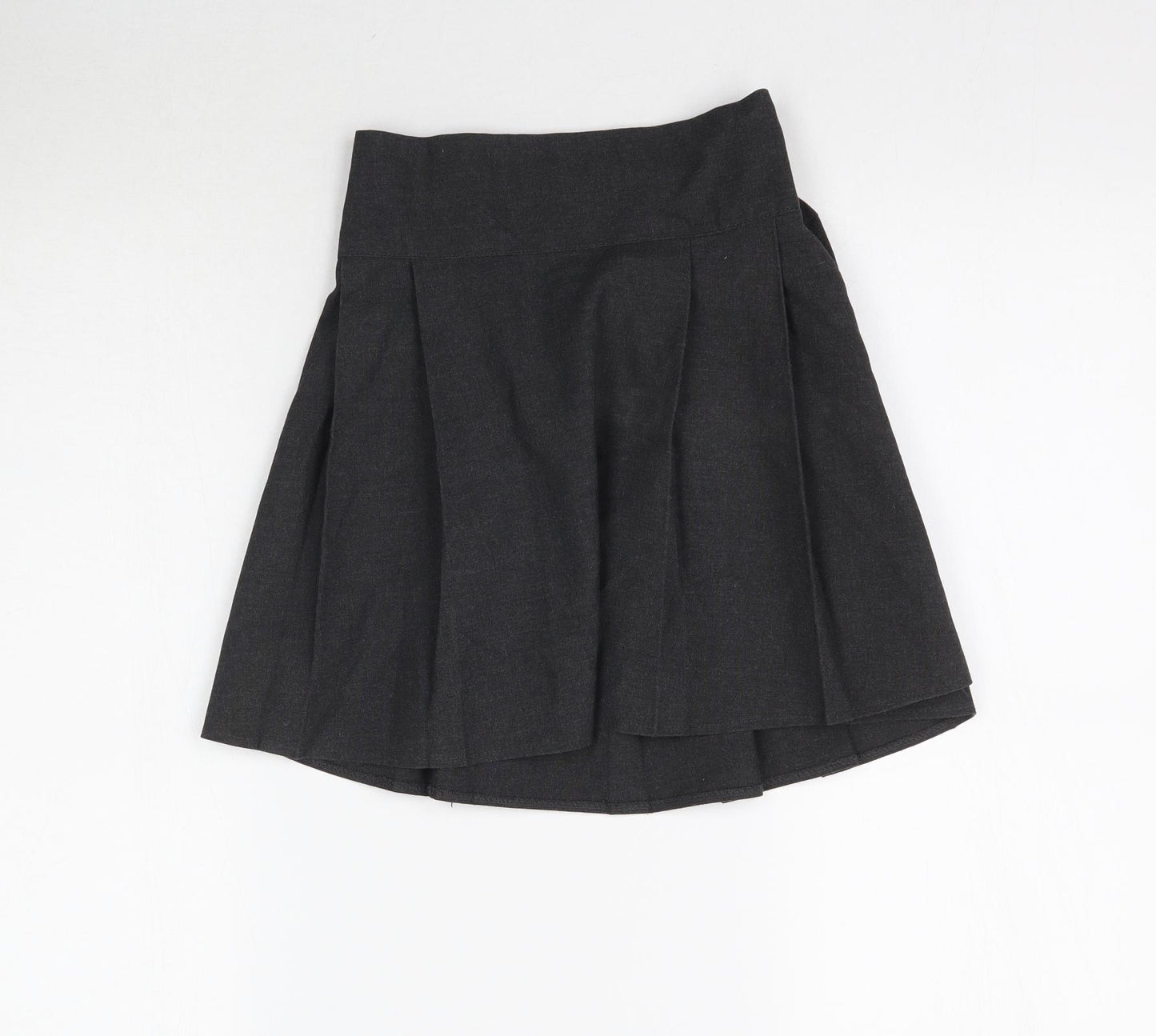 F&F Girls Grey   A-Line Skirt Size 9-10 Years - School