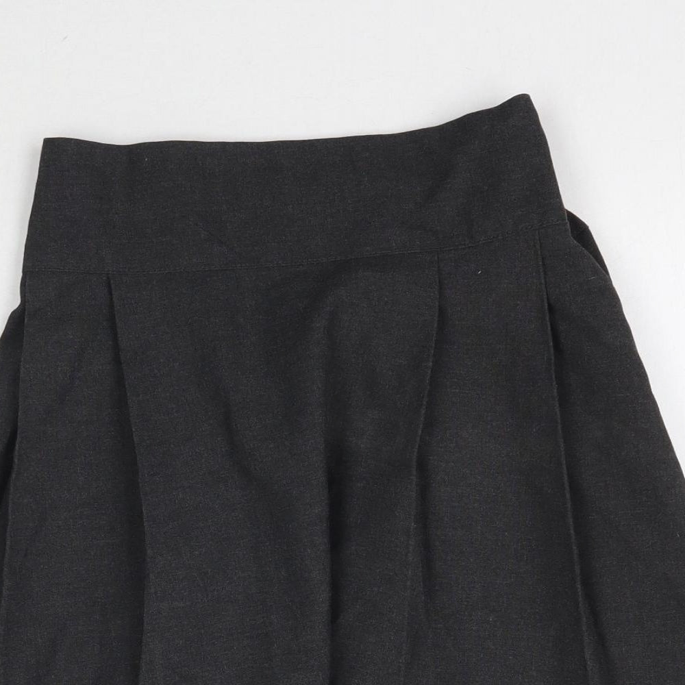 F&F Girls Grey   A-Line Skirt Size 9-10 Years - School