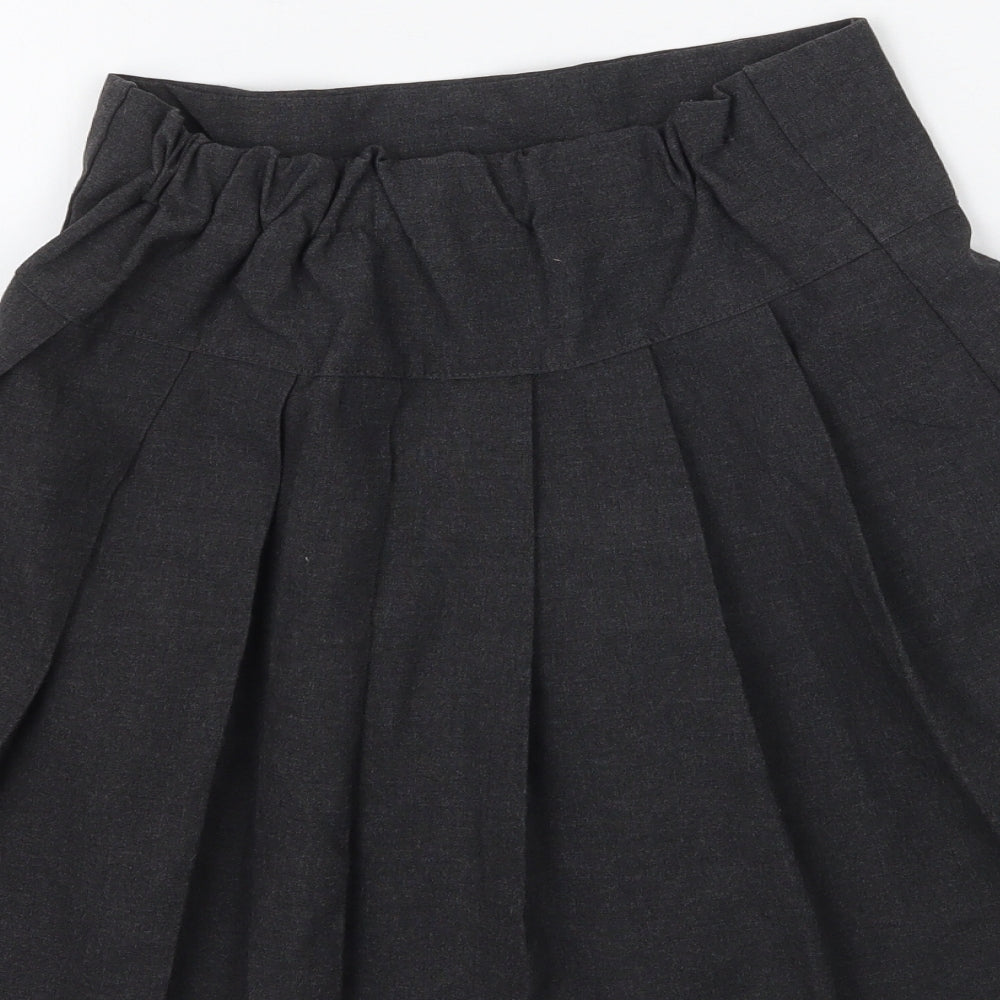 F&F Girls Grey   A-Line Skirt Size 9-10 Years - School