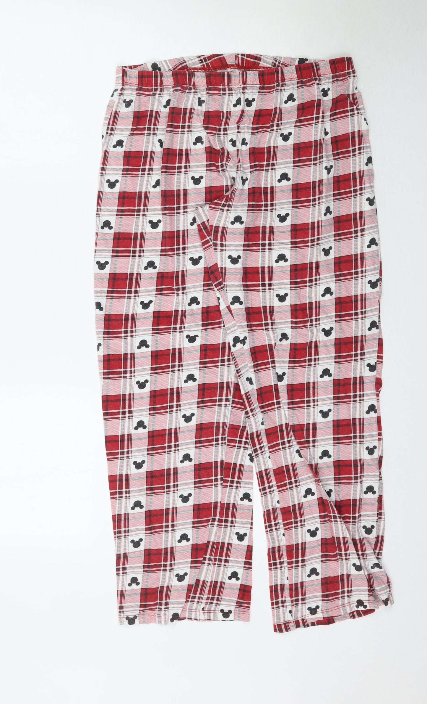 George Womens Multicoloured Plaid   Pyjama Pants Size 12  - Disney Mickey Mouse