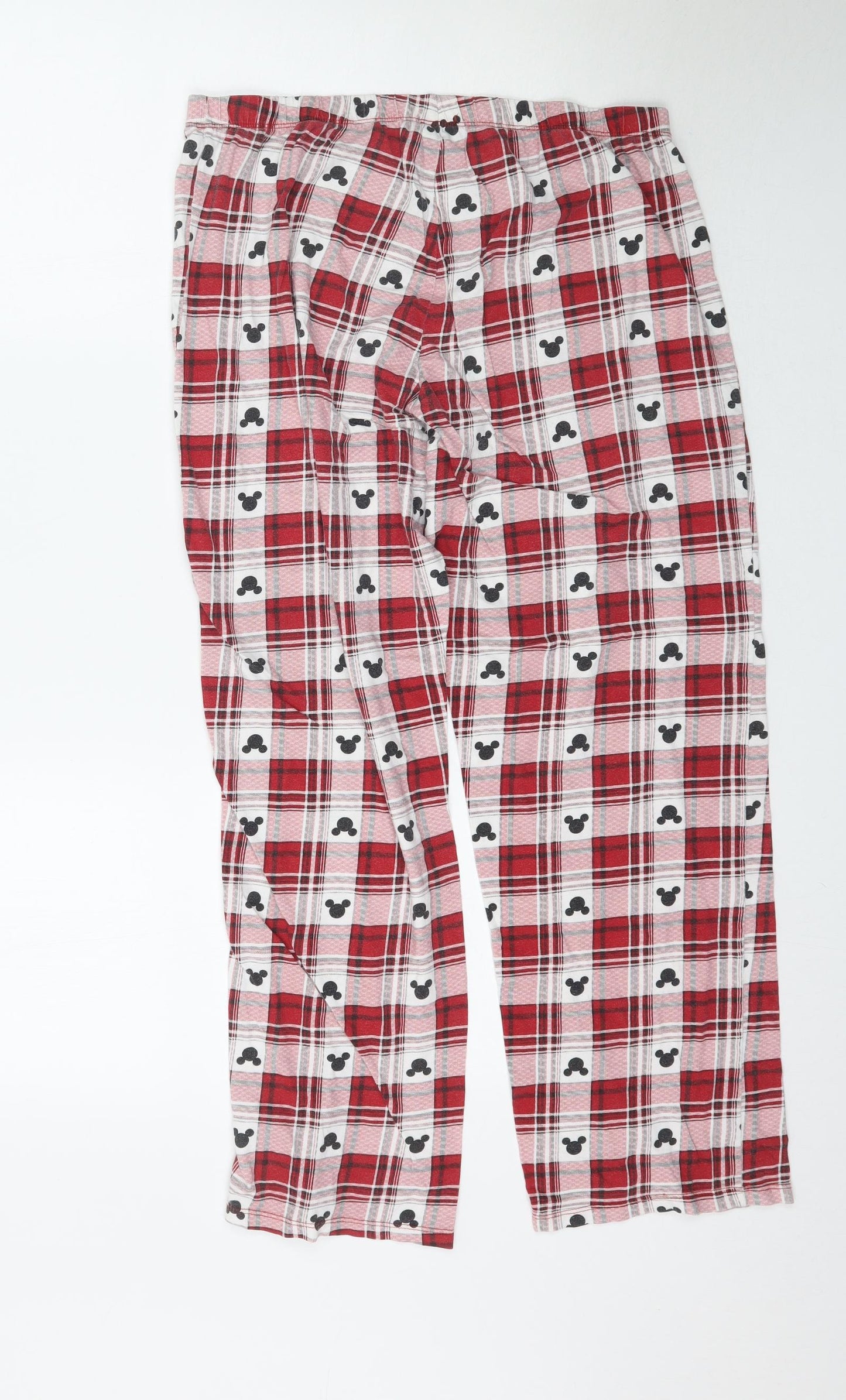 George Womens Multicoloured Plaid   Pyjama Pants Size 12  - Disney Mickey Mouse