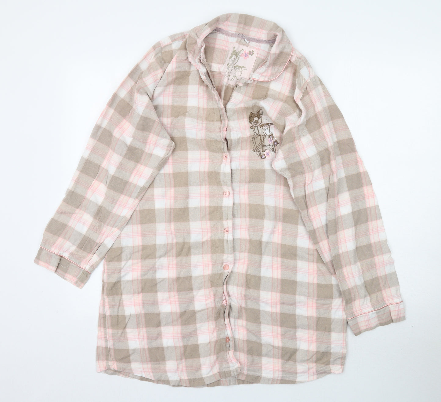 Disney Womens Multicoloured Plaid   Dress Size L  - Bambi